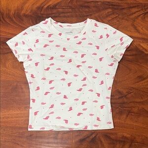 Trendy White Baby Tee with Pink Cowboy Boots & Hats